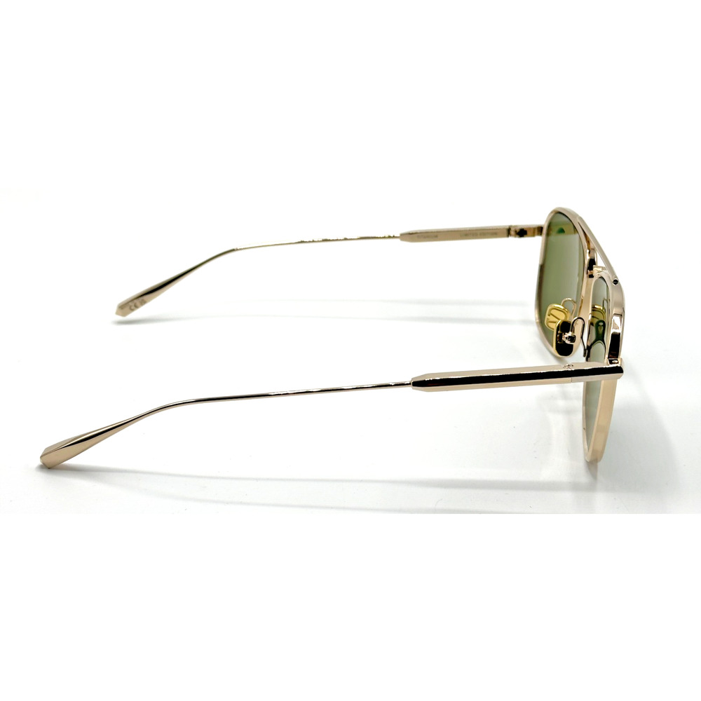 Valentino Sunglasses V-LSTORY II VLS-168A Gold Aviator Frame Green Lens 55mm New - Picture 9 of 15